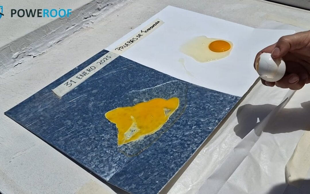 Prueba n°2 Huevo frito, con y sin aislación